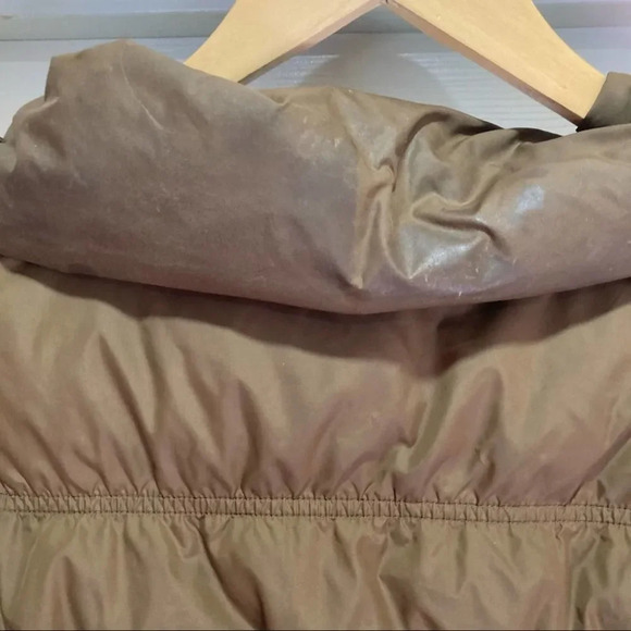 EILEEN FISHER Brown Puffer Coat Size Medium - Picture 6 of 6